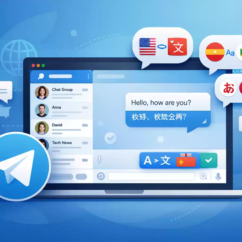 体验Telegram的多语言翻译功能!,telegram能不能翻译 - Telegram中文版-Telegram中文版