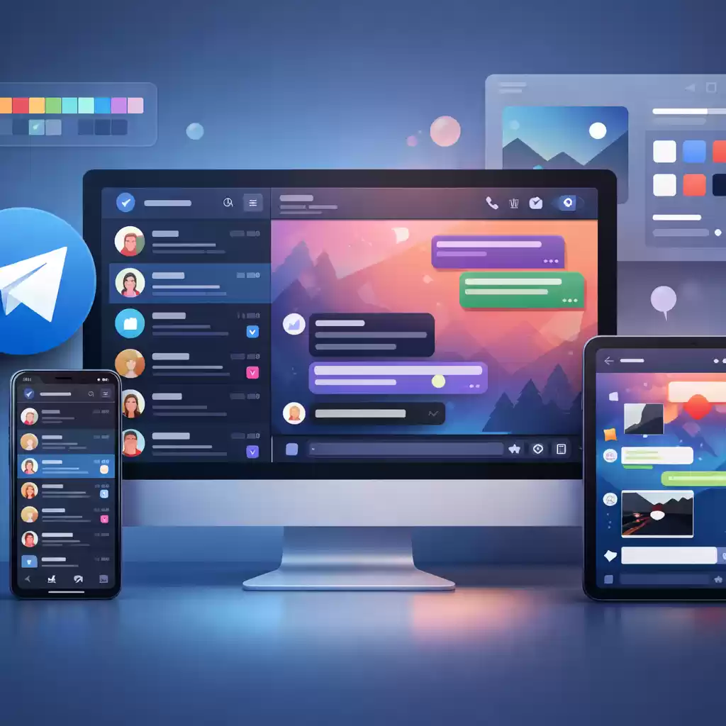 体验Telegram的自定义界面，个性化你的聊天！，telegram 界面 - Telegram中文版-Telegram中文版