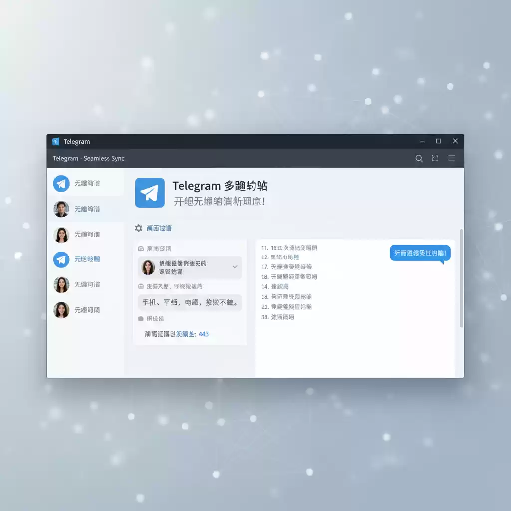 Telegram的多端同步,开启无缝沟通新纪元!,telegram端口设置 - Telegram中文版-Telegram中文版